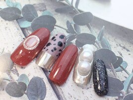 テラコッタレッド&ダルメシアン