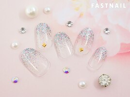 定番シンプルラメグラデ￥4400