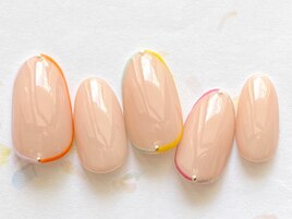 カラフル囲みネイル新規¥6,160