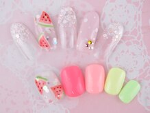 リアン(lien)/ハンド＆フットお揃いネイル