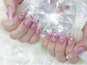 フローレスネイル 新宿西口店(FlawlessNail)の写真/折れてしまったお爪の長さ出し1本~OK☆自爪が弱く伸ばせない.お爪の悩みご相談下さい!憧れ美爪を叶えます♪