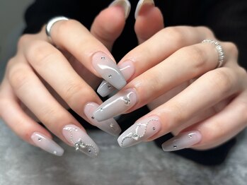 グラデーション×パーツ　¥8700