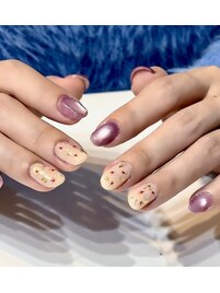 押し花×マグネット