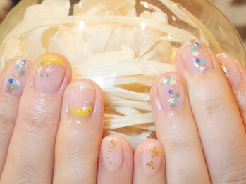 ネイルズ ララ(nails Lala)/ショートネイル。