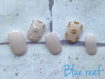 ネイルアンドまつげエクステ ブルーリーフ 四谷三丁目店(Blue Reef)/シンプルネイル