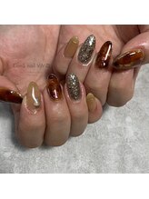 リアンスネイルヴィヴィッド 倉敷店(LianS nail ViViD)/べっこうネイル