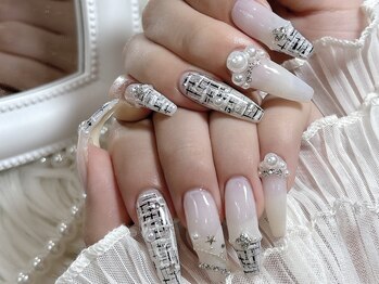 リンドネイル バイ モカ アンド ララ(Lind nail by moca and LaLa)/【mio】ツイードネイル