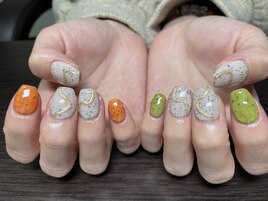 定額ネイル【立体ライン】