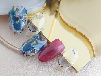 ネイルサロンアンドスクール ディスディアーナ(Disdirena)/2月ジェル定額B/大人カジュアル