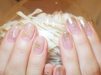 ネイルズ ララ(nails Lala)/アシメネイル。