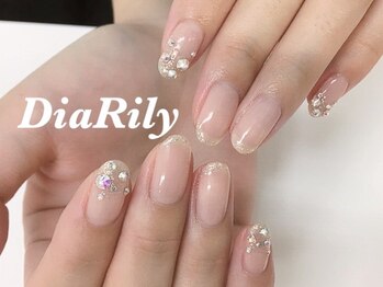 ディアリリー(Dia Rily)/上品キラキラネイル