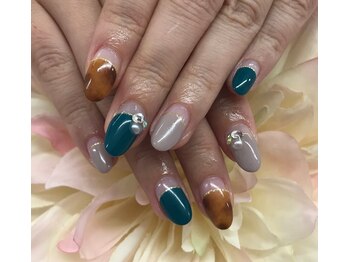 ディーネイル 京橋(D-nail)/べっ甲ネイル