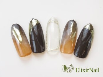 エリクサーネイル 心斎橋(Elixir Nail)/定額aシンプル/クーポン使用
