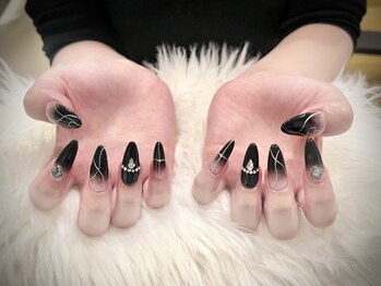 ルビーネイル 太閤通駅店(RUBY NAIL)/10本スカルプフリーデザイン