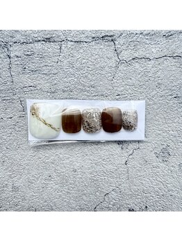 クレール バイ アミュール(CLAIR by.amulu)/フット定額一本アート