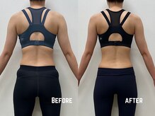 整体とパーソナル週1回、3ヶ月の実績