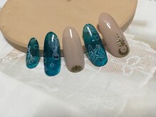ネイルズティンク(Nails.tink)/ムーンライト×海月ネイル