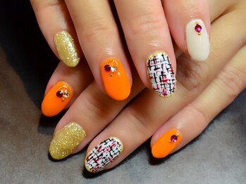 ネイルサロン プルミエール(Premiere)/ツイードネイル