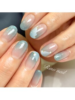 リノ ネイル(Rino nail)/シンプルエアグラデ