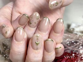 ハート/手書き/フレンチ