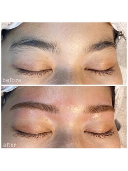 エムアンド(m&)/眉ワックス+眉カラー