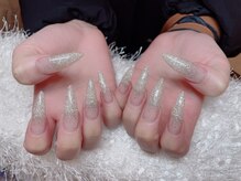 レアネイル 新宿(le'a nail)/ラメグラデーションネイル