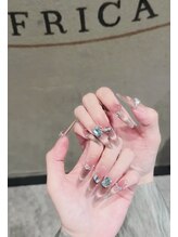 ヘブン ネイル 鶯谷(HEAVEN Nail)/Cat eyes Design Nail