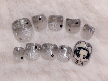 リリキュアネイル(RRKYUA NAIL)の写真/推し活必見！当日採寸からお渡しOKネイルチップが大人気★デザインが決まらなくても完全お任せも承ります★