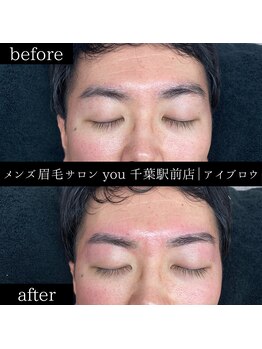 ユー 千葉駅前店(you)/メンズ眉毛/メンズ眉/千葉駅