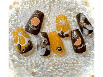 エレノア/定額デザイン・オレンジチョコ