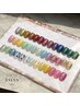 【オフ込¥5,500】グリッターフットネイル★2色まで使用OK◎60分
