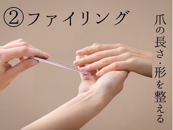 アティックネイルアトリエ(attic nail atelier)/2.ファイリング