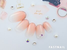 モテ桜色グラデネイル￥5500