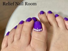 リリーフネイルルーム(RELiEF NAiL ROOM)/フットワンカラーコース