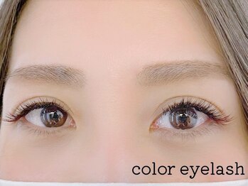コロルアイラッシュ(color eyelash)/フラットラッシュ120本/能見台