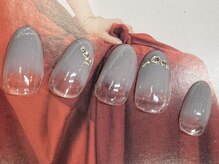 シエルネイルスタジオ 新宮店(Ciel nail studio)/【シンプルストーンネイル】