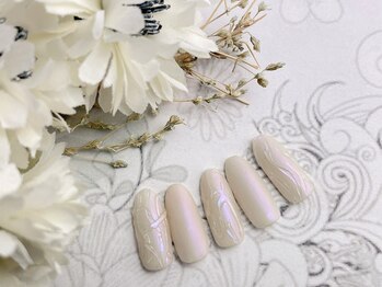 ネイルサロン&スクール ジーナ(GINA)/ホワイト×クリア