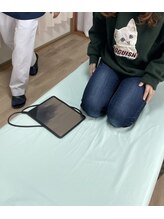 心々/プレートを直接お腹に付けます