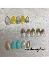 キャンアイドレッシー 海老名/定額ネイル　ゴールド