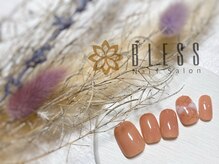 ネイルアンドアイラッシュ ブレス エスパル山形本店(BLESS)/冬っぽチェックでイメチェン♪