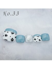 フットネイル：No.33