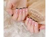 おすすめ★【Hand 】オーロラ+フレンチネイル ¥ 6,980