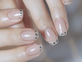 ネイルズ バイ ユイ 外苑前(Nails by Yui)/ガラスフレンチネイル