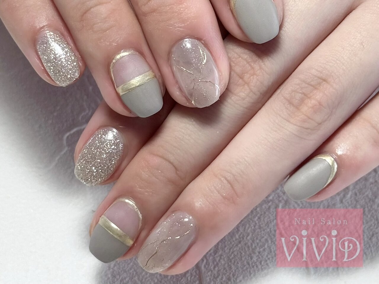 ✳️ネイルサロン開業✳️まとめ売り☆グレーコンセプト★☪️ ネイルサロン ビビッド(Nail Salon ViViD)｜ホットペッパービューティー