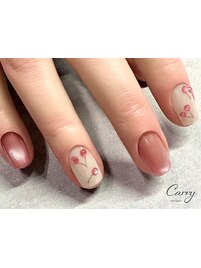 HARUNA限定シンプル定額ネイル