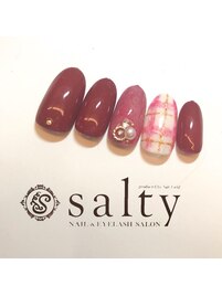 チェックネイル