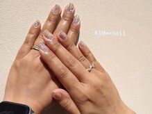 ケイアイエムネイル(KIM nail)/ギャラクシークリア×氷ネイル