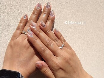 ケイアイエムネイル(KIM nail)/ギャラクシークリア×氷ネイル