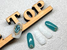 サロン ザ トップ(Salon the Top)/ターコイズ×モロッカンネイル