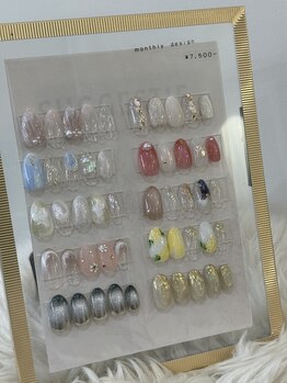 リトルムーン(Little moon)/7月〔hand〕monthly design3